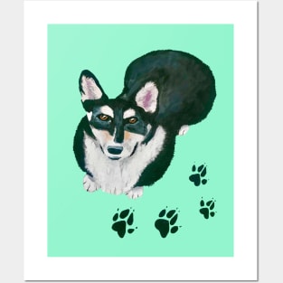 Corgi Posters and Art